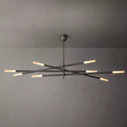 Glass Linear Chandelier