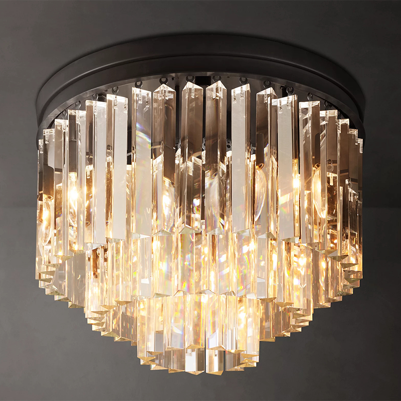 Odeon Art Deco Flush Mount