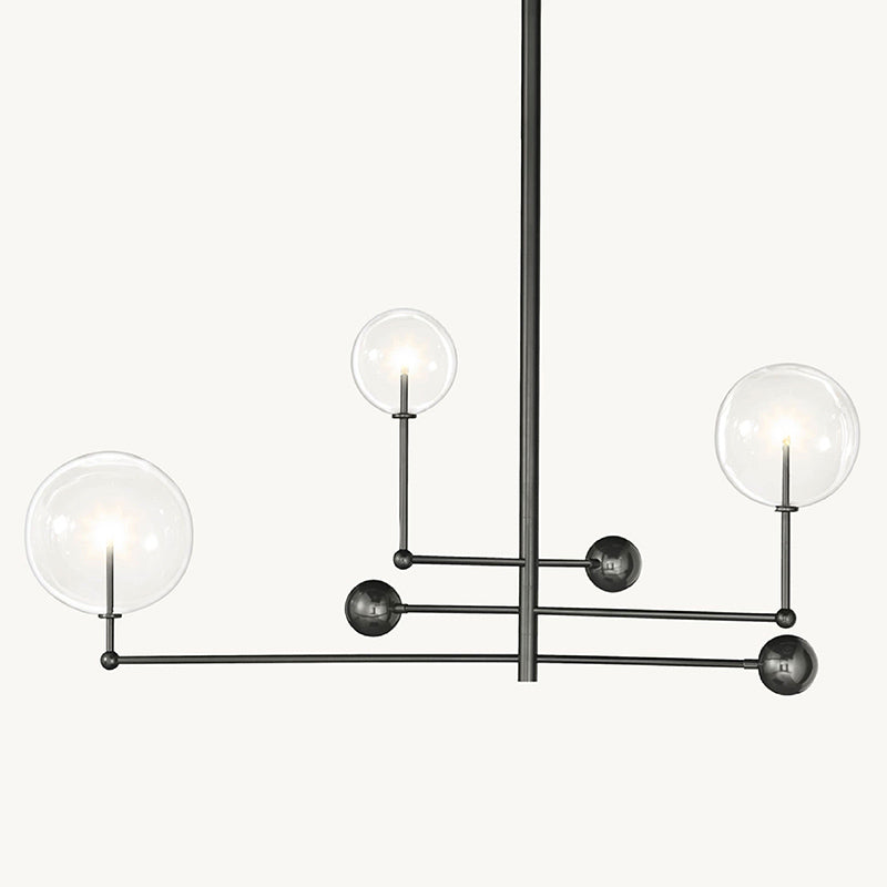 Modern Glass Globe Chandelier