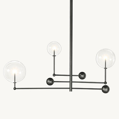 Modern Glass Globe Chandelier