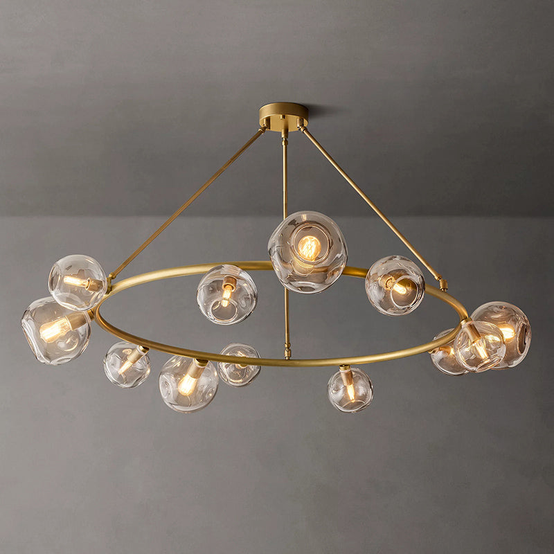 Bubble Glass Round Chandelier