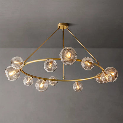 Bubble Glass Round Chandelier