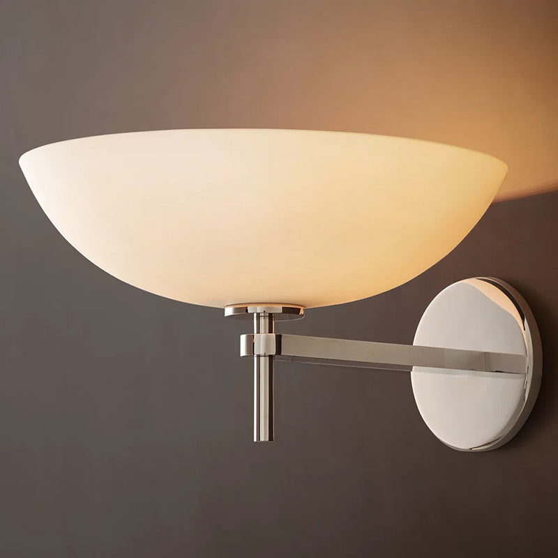 Ceramic Bowl Wall Sconce