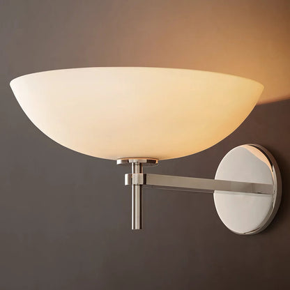 Ceramic Bowl Wall Sconce