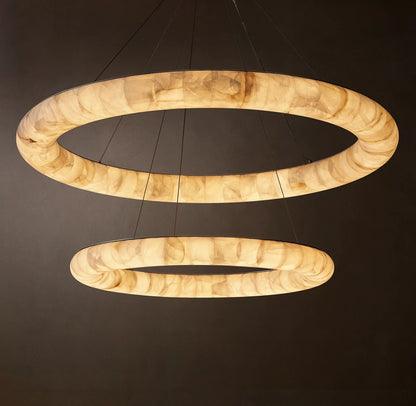 Rivage Lisse Two-Tier Round Chandelier