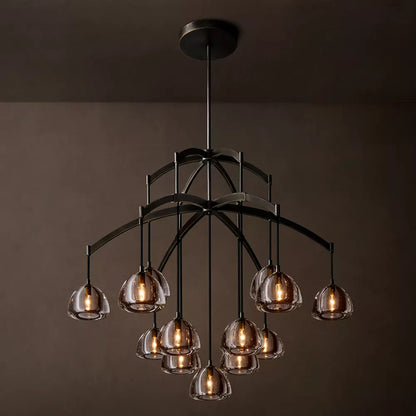 Hemisphere Modern Round Chandelier