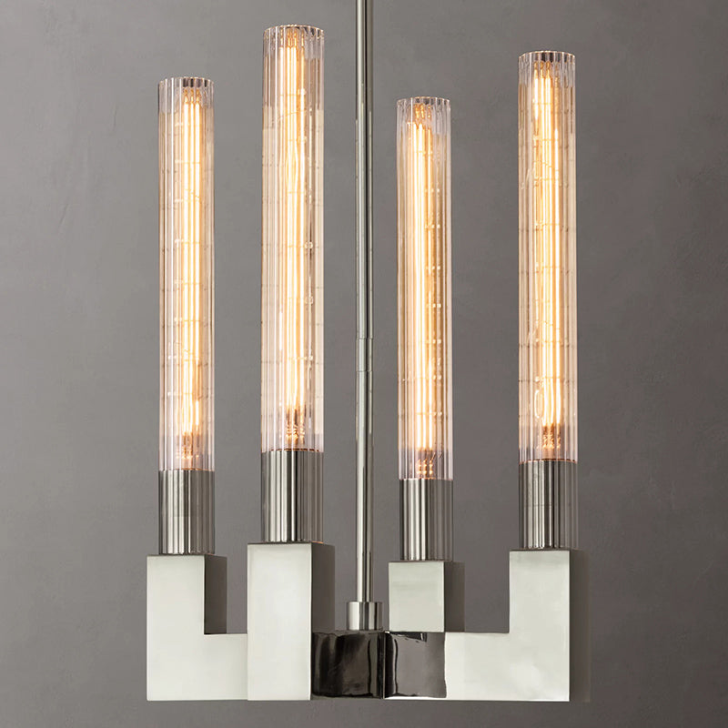 Modern Glass Tube Pendant Light