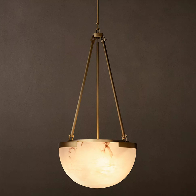 Bowl Alabaster Pendant Light