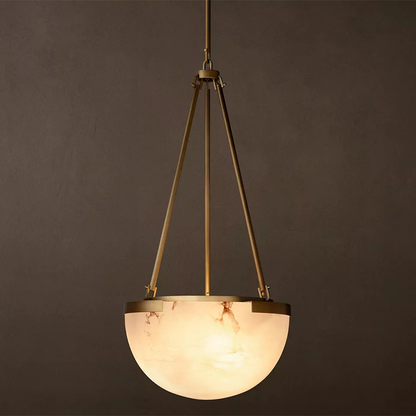 Bowl Alabaster Pendant Light