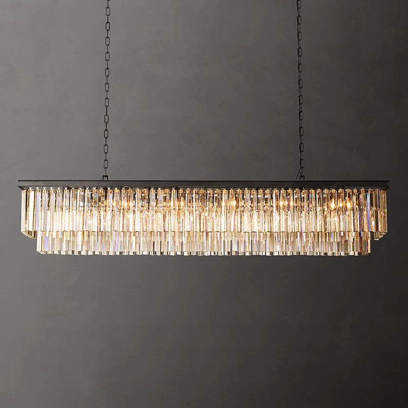 Odeon Art Deco Rectangular Chandelier