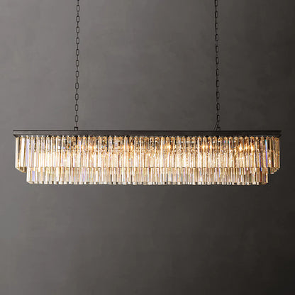 Odeon Art Deco Rectangular Chandelier