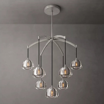 Hemisphere Modern Round Chandelier