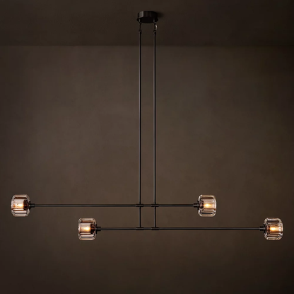 Demaret K9 Crystal Linear Chandelier