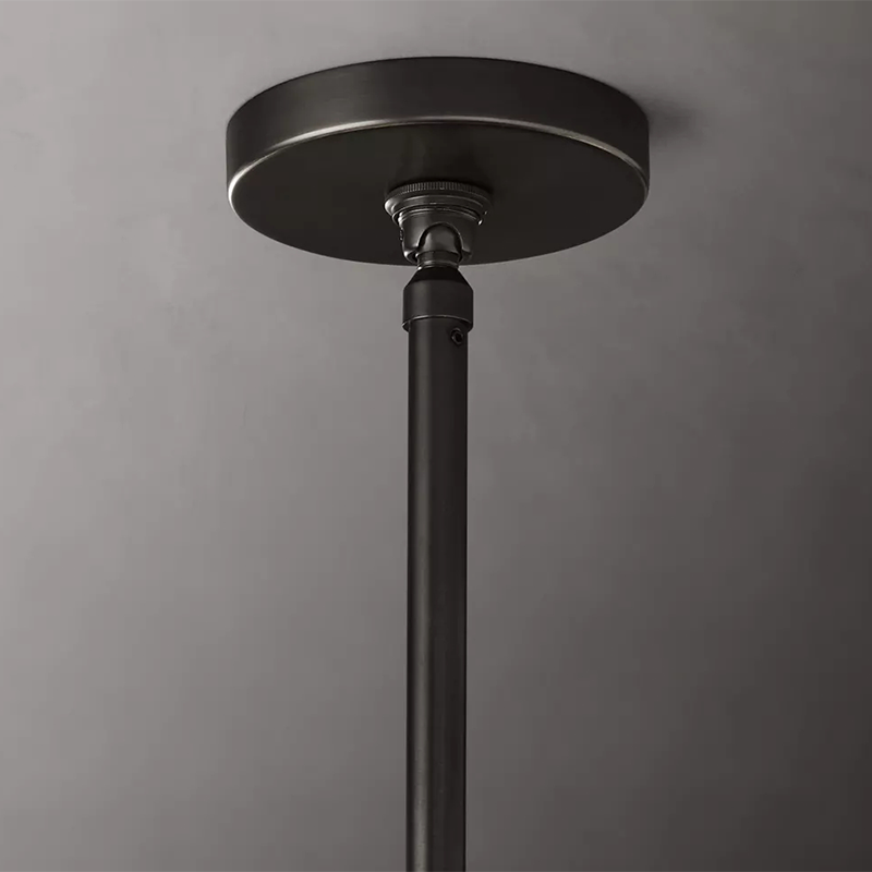 Layered Linen Drum Pendant Light