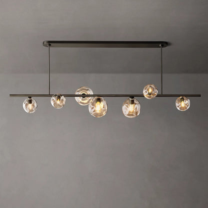 Bubble Glass Linear Chandelier