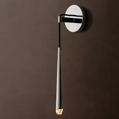 Minimalist Brass Tube Wall Sconce