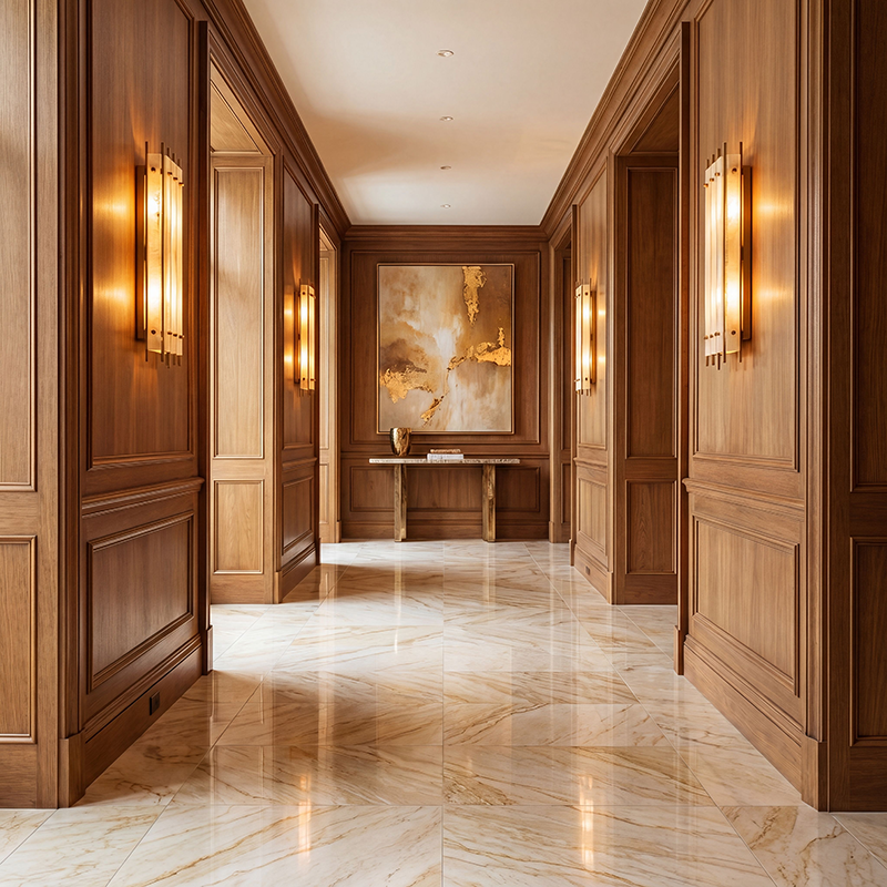 San Marco Large Rectangular Alabaster Wall Sconce