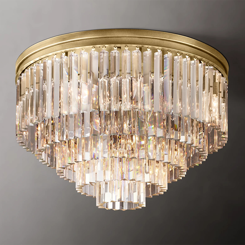 Odeon Art Deco Flush Mount