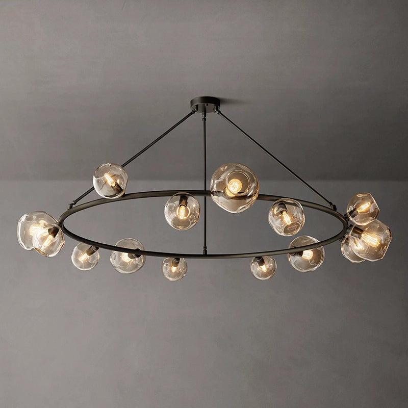Bubble Glass Round Chandelier