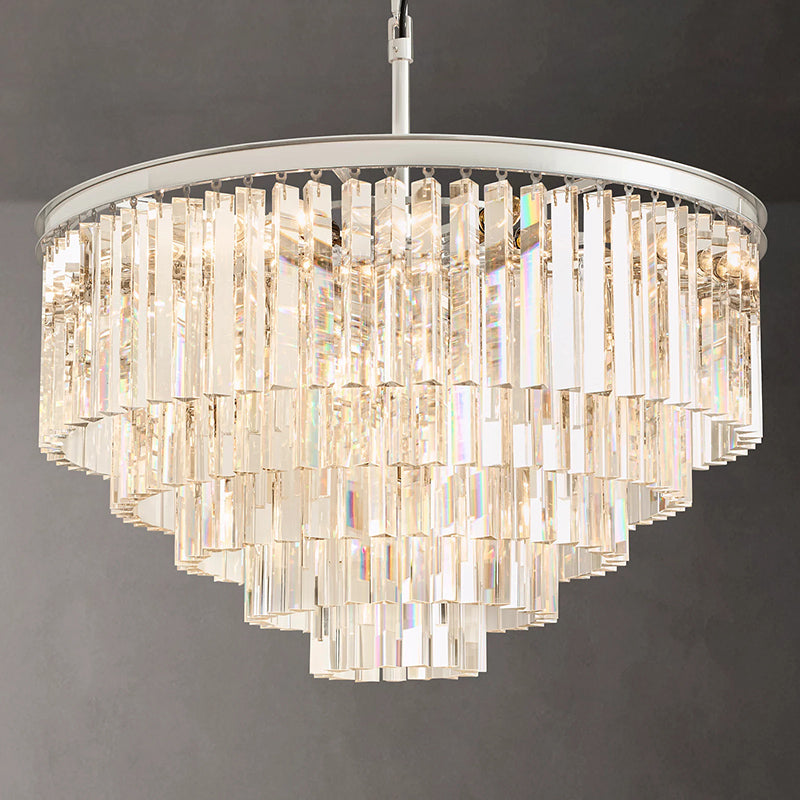 Odeon Art Deco Round Chandelier