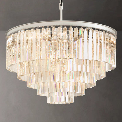 Odeon Art Deco Round Chandelier