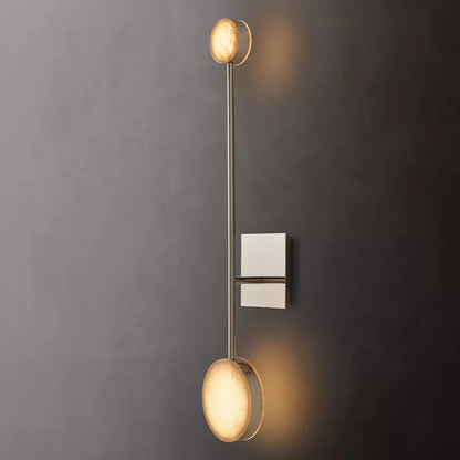 Alabaster Double Wall Sconce