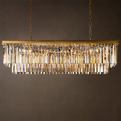 Odeon Art Deco Rectangular Chandelier