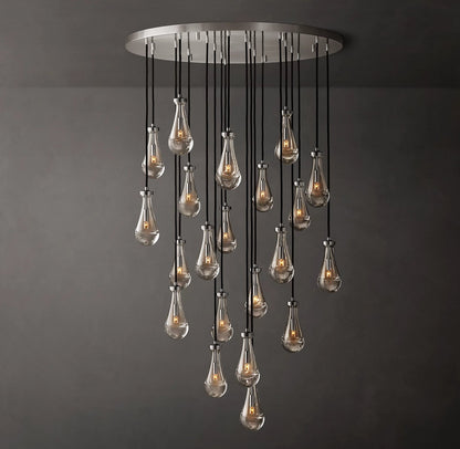 Rain Modern Round Chandelier