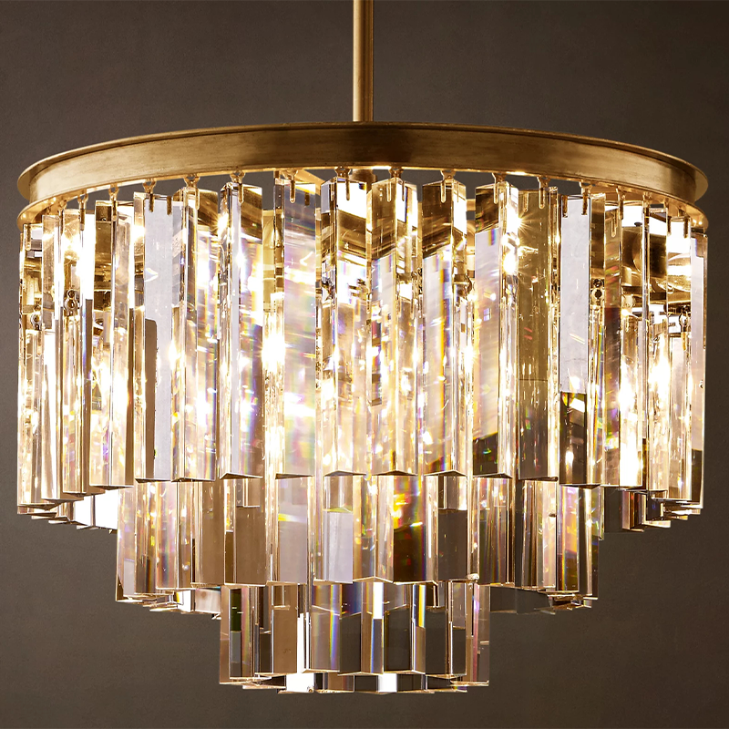 Odeon Art Deco Round Chandelier