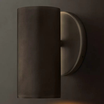 Modern Copper Cylinder Wall Sconce