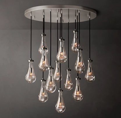 Rain Modern Round Chandelier