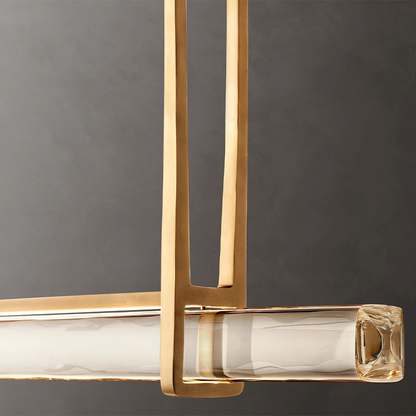 Audubon Crystal Linear Chandelier