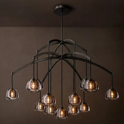 Hemisphere Modern Round Chandelier