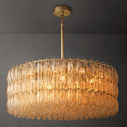 Chiara Modern Glass Round Chandelier