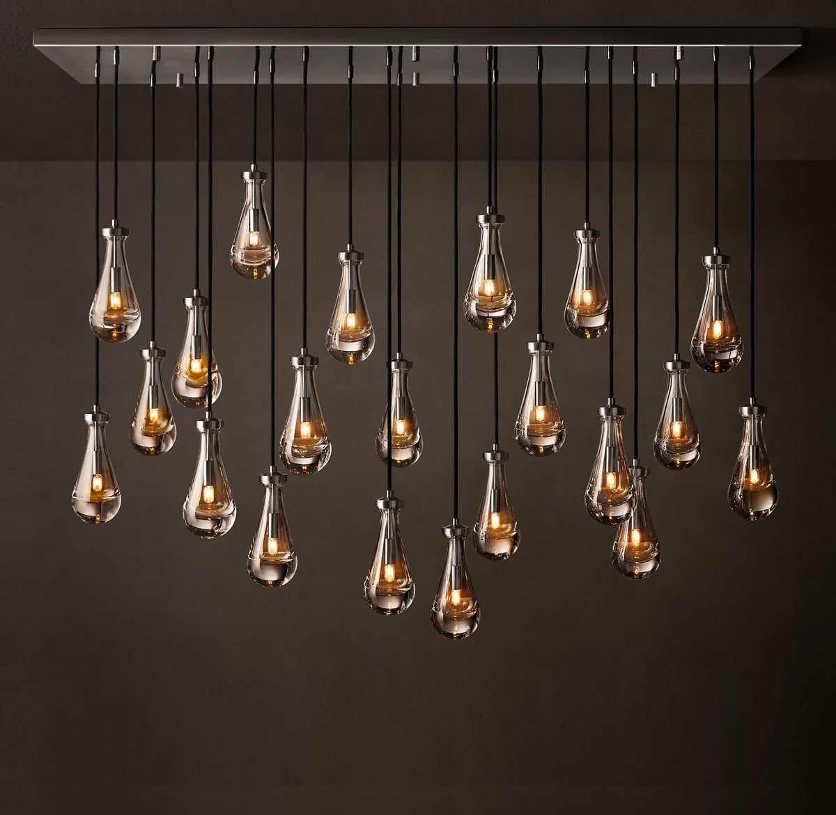Rain Modern Rectangular Chandelier