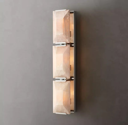 Harlow Triple Calcite Wall Sconce