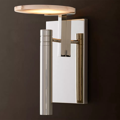 Modern Alabaster Wall Sconce