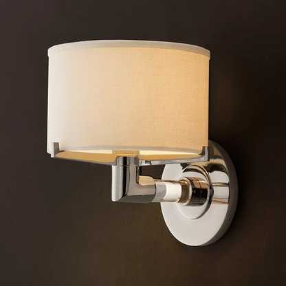 Linen Shade Wall Sconce