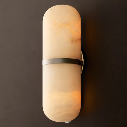 Modern Alabaster Wall Sconce
