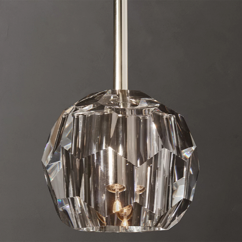 Crystal Ball Glass Pendant Light