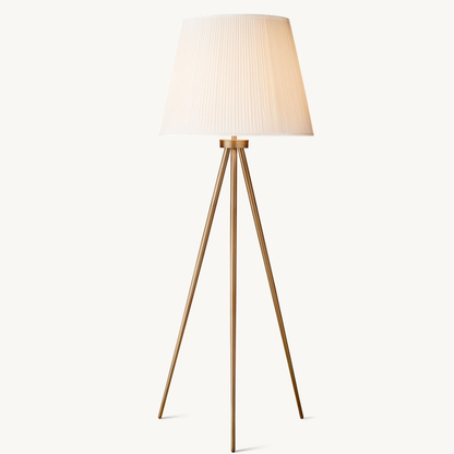 Modern Silk Shade Floor Lamp