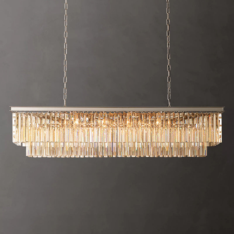 Odeon Art Deco Rectangular Chandelier