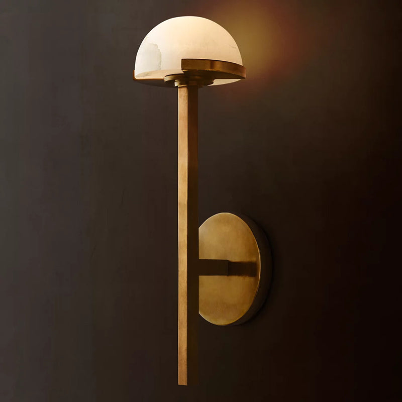 Modern Alabaster Wall Sconce