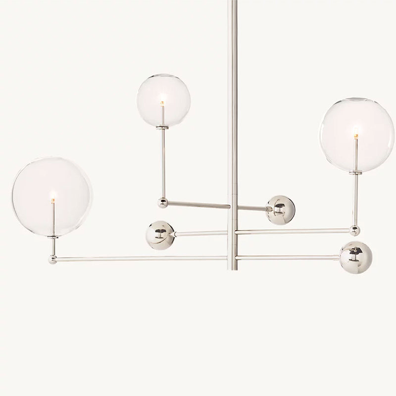 Modern Glass Globe Chandelier