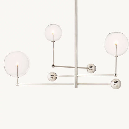 Modern Glass Globe Chandelier