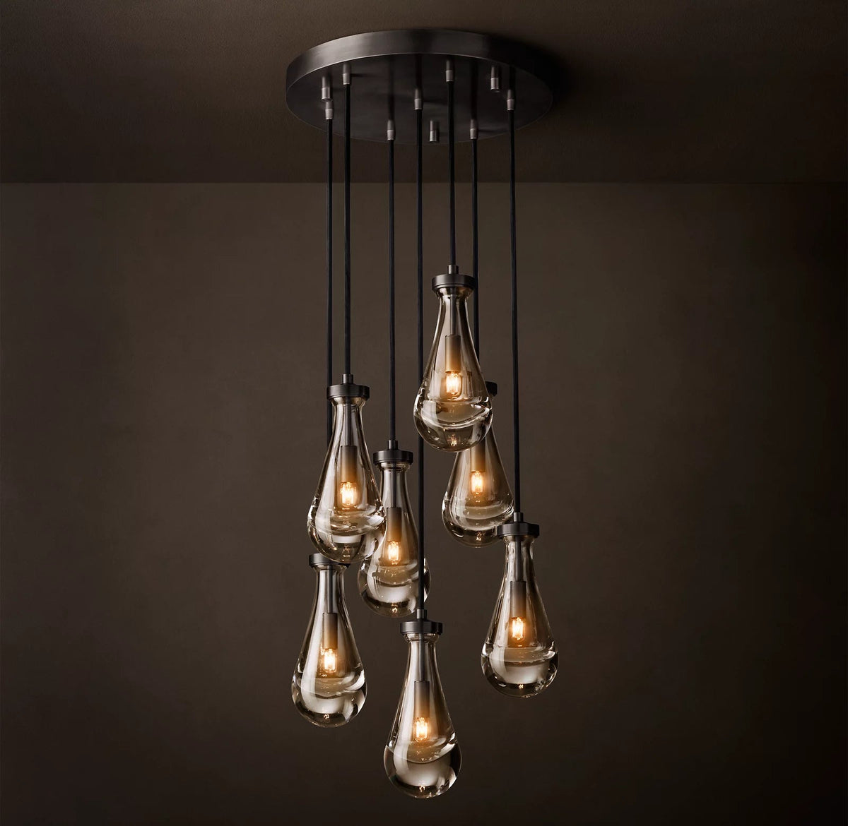 Rain Modern Round Chandelier