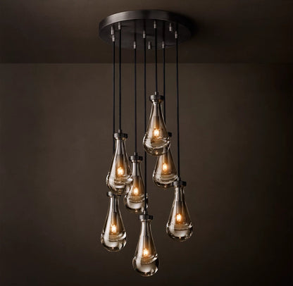 Rain Modern Round Chandelier
