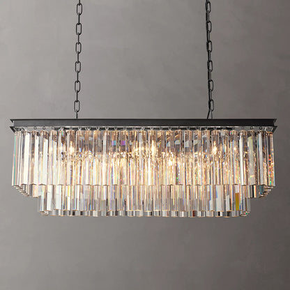 Odeon Art Deco Rectangular Chandelier