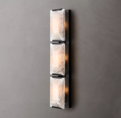 Harlow Triple Calcite Wall Sconce