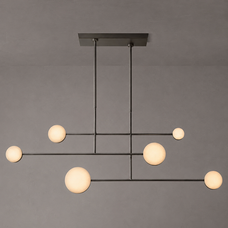 Alabaster Linear Chandelier